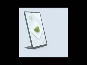 Acrylic L-Shaped Menu Display Stand A4 PS Slanted Sign Holder Vertical Table Sign Price Card for Restaurant