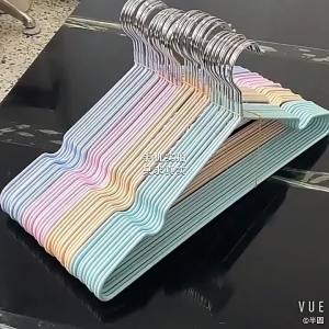 【Local in stock 】Anti Slip Stainless Steel Hanger for Clothes/ Space-Saving Durable Lightweight Versatile
