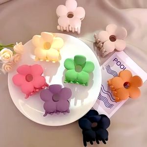 Set 4 Kẹp Tóc Hoa Cúc Càng Cua Bản To Nhiều Màu – Kẹp Tóc Nữ Hàn Quốc Dễ Thương Phụ Kiện Tóc Xinh