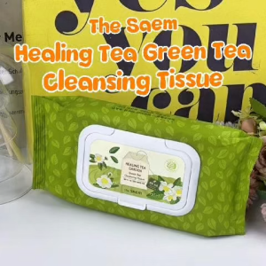 THE SAEM Healing Tea Garden Cleansing Tissue - 60sheets / BEAUTYQ