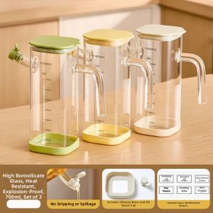 No-drip Food-grade Glass Oil Container