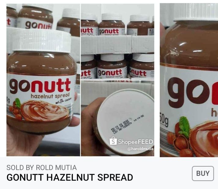 GoNutt Hazelnut Choco Spread | Lazada PH