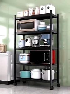 BMZAR ชั้นวางของ ปรับความสูงระหว่างชั้นได้ มีหลายขนาด รับน้ำหนักได้ 400กก. สามารถวางไมโครเวฟ เตาอบ อุปกรณ์ทำอาหารได้