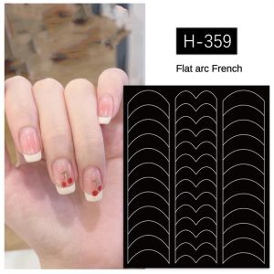 Sticker dán french đầu móng tạo kiểu sơn móng tay nail