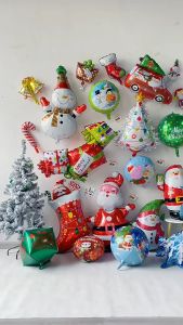 Msia (Ready Stock) 16 inch Christmas Foil Baloon Santa Claus Snowman Gingerbread Reindeer Merry Xmas Decoration Party