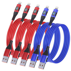 3PCS 5PCS USB A to Lightning Cable High quality MFi Certified Digital Display FastCharging for iPhone14 13 12 11 XS XR X