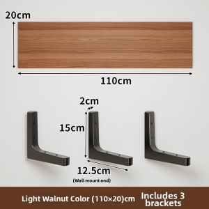 Wall Mounted Storage Shelf Wooden