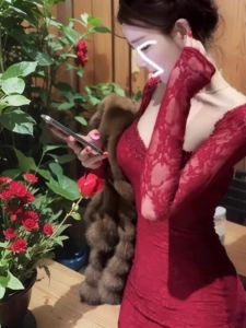 plus Size Lace Pure Desire Dress French Style Long Sleeve Square Collar Slim Fit Bodycon Skirt High Waist Polyester Spring Autumn