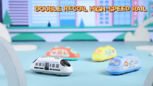 【COD】Childrens Subway Train Cartoon Cute Fun Educational Early Learning Simulated Model Shockproof Kids Toy Car