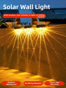 Solar Outdoor Garden Wall Light