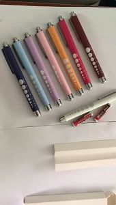 LED Pen Lights with Pupil Gauge - Reusable Medical Penlight for Nurses Doctorsand Nursing Students yellow lights