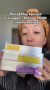Kem Dưỡng Mary & May Spicule Cream Màu Vàng Và Màu Tím Giúp Da Mềm Mịn 15ml