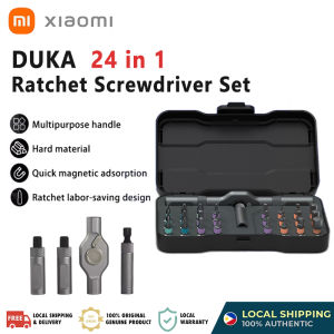 Xiaomi DUKA RS1 Ratchet Screwdriver Set 24 in 1 Multi-purpose Ratchet Wrench DIY Household Repair Tool Magnetic Bits Tools Mechanical Spanner Socket