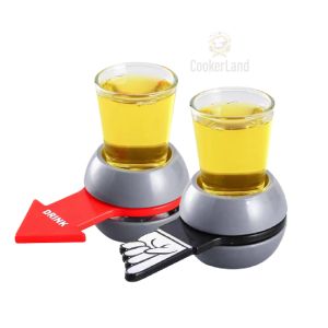 ] [Arrow Pointer/Finger Pointer Shot Glass Spinner KTV Party Entertainment Barware Drink Spin the Shot Tool