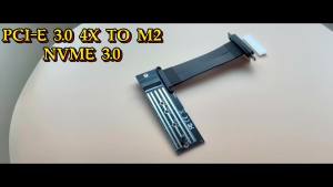 Cáp PCI-E 3.0 4X To M.2 NVMe Riser Card Gen3.0 - Dây Nối Dài PCI-Express Cho Bộ Chuyển Đổi M2 Key-M PCIE X4 2280
