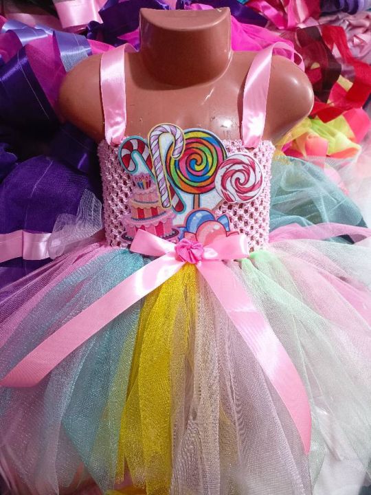 Candyland Tutu Dress for Babies Kids Lazada PH