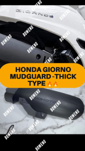 Honda Giorno Mudguard Thick Type Rear Fender Extender Iwas Dumi Anti Splash Guard Rakuno MotorShop