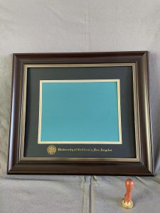 US Zone 3 Photo Frame Graduation Certificate Mounting Frame Solid Wood A4 Photo Frame Customizable Size Foreign Certificate Display Frame