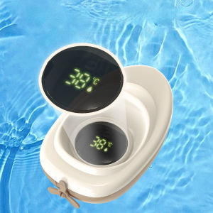 1pc Little Boat Baby Water Temperature Gauge Button Cell Child/Baby Bath Digital Temperature Gauge - Home Use