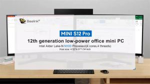 Beelink Mini S12 Pro N100 Mini PC Intel 12th Win 11 DDR4 8GB 256GB 16GB 500GB SSD Wifi BT5.2 NVME Desktop Gaming Computer