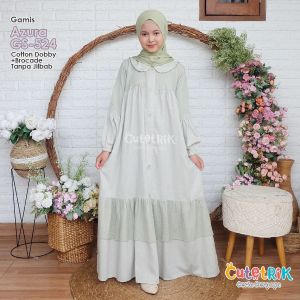 Korean Style!!! Gamis Azura Gamis Simpel Anak dan Remaja Perempuan Cutetrik