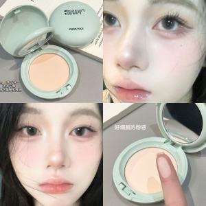 Herorange TD Beauty Blurring Powder Compact Oil Absorbing Affordable Long-lasting Makeup Setting Powder for Women