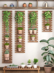 Wall-mounted Hanging Flower Pot Stand for Decoration
