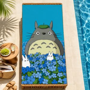 Funko | cartoon film Towel Pool kawaii soft Beach Towels Trip swim bath FK Towel Gym Spa home room Decor Holiday T-T-TotoroS-S Gift
