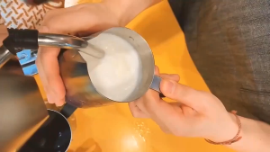 350ml Stainless Steel Frothing Pitcher Pull Flower Cup Cappuccino Coffee Milk frother Mugs