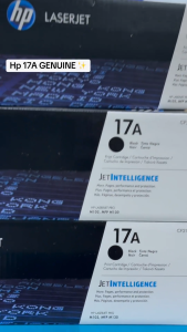 HP Toner 17A CF217A Original Black LaserJet Cartridge Hitam Tajam Awet Untuk Printer HP Terpercaya