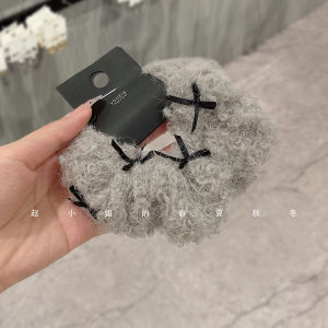 เครื่องประดับผมสไตล์เกาหลี สายรัดผมสีเทา โบว์ผีเสื้อ สายรัดผมแบบยูนิเซ็กซ์ เครื่องประดับผมสุดเก๋สำหรับผู้หญิงและเด็ก