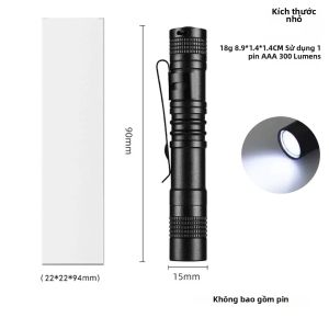 Đèn Pin LED Mini Có Kẹp Đèn Pin Bỏ Túi Cầm Tay Đèn Pin Dạng Bút Dùng Cho Cắm Trại Ngoài Trời Quà Tặng Khẩn Cấp Quà Tặng Giáng Sinh