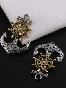 จี้เรือกสวนดินเผาสไตล์ยุคกลางศตวรรษ จี้กุญแจ DIY ทำมือ จี้ติดกระเป๋า วัสดุอุปกรณ์ทำเครื่องประดับ จี้เรือกสวนดินเผา