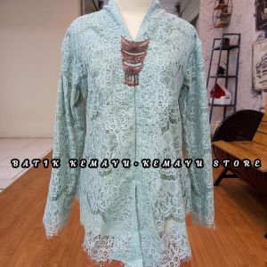 Kebaya encim brokat renda / kebaya kartini modern