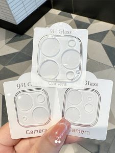 Full Cover Integrated Tempered Glass Lens Film for  12/13promax 14/15/16/17ProMax 14plus Rear Camera Protection Film
