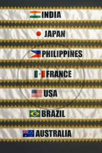 UNITED NATION — SASH WITH GOLD TRIMMINGS