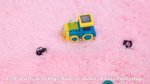 Super Soft Shaggy Rug for Bedroom 2x6 Feet Fluffy Carpet for Living Room Fuzzy Indoor Plush Area Rug for Home Decor Furry Floor Rugs for Dorm Kids Nursery Rug for Girls/Boys