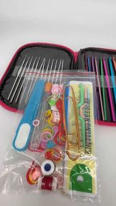 100pcs Crochet Hook Set Yarn Knitting Needles Sewing Tools Full Set DIY. jarum kait Knitting Needle