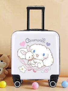 Cute Childrens Luggage Suitcase with Combination Lock Travel Bag for Boys And Girls Small Storage Case with Universal Wheels