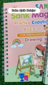 Buku Sank Magic Practice Book 1 SET ISI 4 BUKU + PULPEN [CUANACC]