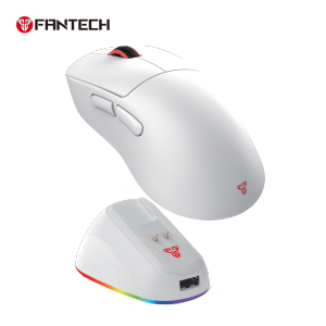 Fantech | Chuột Chơi Game Không Dây Nhẹ FANTECH WG14P Với Cảm Biến PAW3950 Tốc Độ Phản Hồi 8KHz Đế Sạc RGB Độ Phân Giải 42000 DPI Thiết Kế Dành Cho Người Thuận Tay Phải Lý Tưởng Cho Game Thủ FPS
