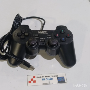Tay game Đơn Rung dùng cho nhiều loại Game / Chuẩn cắm USB 2.0 (Thiết bị tự nhận driver)
