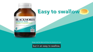 Blackmores น้ํามันปลาโอเมก้า 3 แบล็คมอร์ส 1000 มก. - 200 แคปซูลนิ่ม นําเข้าจากนิวซีแลนด์