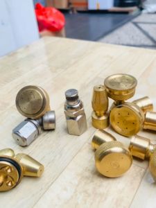 ALAT PUCUK SPRAYER kipas bahan besi tersedia berbagai macam bentuk untuk semprot pestisida