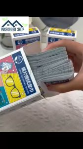 PREFERRED SHOP Glasses Wipes Box 100pcs Glasses Cleaning Wipes Lens Cloths Paper