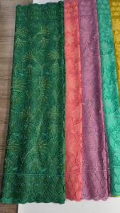2026 High Quality African Mesh Lace Embroidery Lace Guipure Cord Lace Fabric Nigeria Water Soluble Lace Fabric For Bride Dress