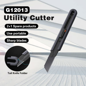 JIMI Small Cutter Knife Portable Utility Knife Durable Plastic Handle Safty Latch