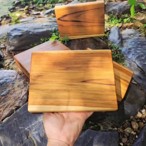 ที่วางของเอนกประสงค์ไม้สัก ขนาด15x20ซม. สูง5ซม. หนา2ซม. แข็งแรง ทนทาน ทนทุกสภาพอากาศ ที่วางของ ไม้สัก ชั้นวาง ชั้นวางของ ที่วางของเอนกประสงค์