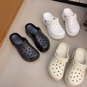 SIMWOOD Sandal Baim Wanita Kekinian Sandal Jelly Baim Wedges Sandal Baim Fuji Dewasa Wedges EVA
