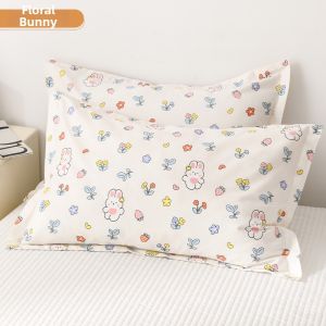 New 2025 Pure Cotton Pillowcases for Students Strawberry Cream Pair of Covers 30x50 Bedding Accessories Universal Use
